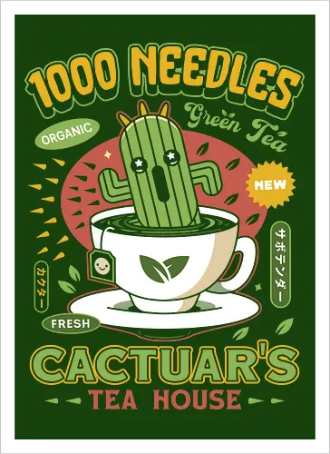 Cactus Green Tea Emblem
