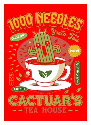 Cactus Green Tea Emblem