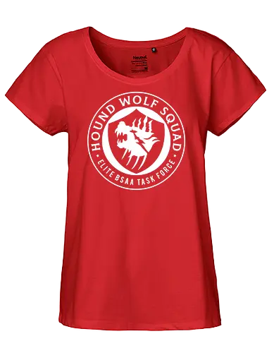 Hound Wolf Squad Crest - Horror, jill valentine, leon s kennedy, umbrella corporation, raccoon city, victor gideon, re9, hound wolf, evil requiem, evil 9, evil 2, evil 3 nemesis, evil 4, albert wesker, chris redfield, grace ashcroft - Fairtrade Girl Shirt