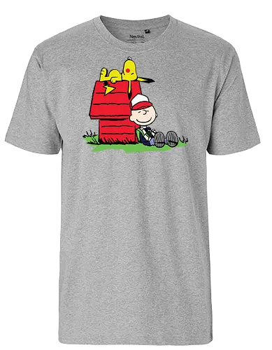 Mouse  - Pocket Peanuts Mashup - peanuts mashup, charlie brown kleidung, teetan, popkultur, kreatives mashup, anime crossover, nostalgische kunst, kindheitserinnerungen, hundehaus, crossover - Fairtrade T-Shirt