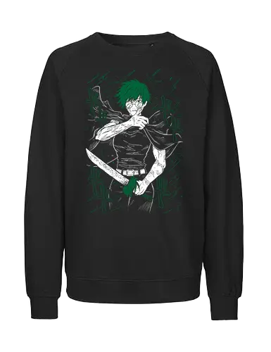 Maki Zenin Kaisen - Jujutsu - Kawaii, Anime, Manga, Tokyo, Angry, Japanese Art, Aesthetic, Manga Style, Zylixzen, Aggressive, Gamer, Otaku, Gift, Cool - Fairtrade Sweatshirt