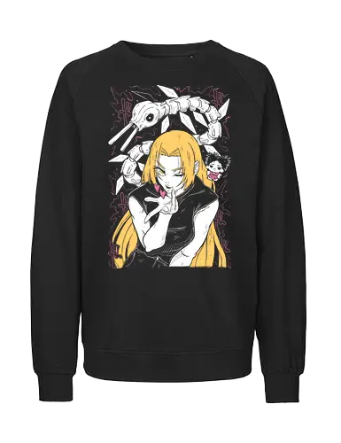 Yuki Tsukumo Kaisen - Jujutsu - Japanese Art, Aesthetic, Manga Style, Zylixzen, Aggressive, Gamer, Otaku, Gift, Cool, Kawaii, Anime, Manga, Tokyo, Angry - Fairtrade Sweatshirt