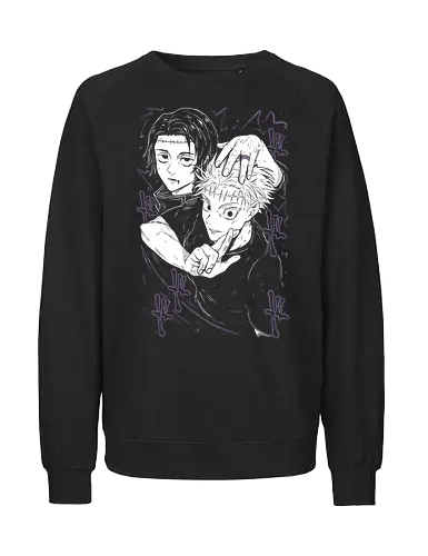 Yuta Okkotsu And Gojo Satoru Kaisen - Jujutsu - Tokyo, Angry, Japanese Art, Aesthetic, Manga Style, Zylixzen, Aggressive, Kawaii, Anime, Manga, Gamer, Otaku, Gift, Cool - Fairtrade Sweatshirt
