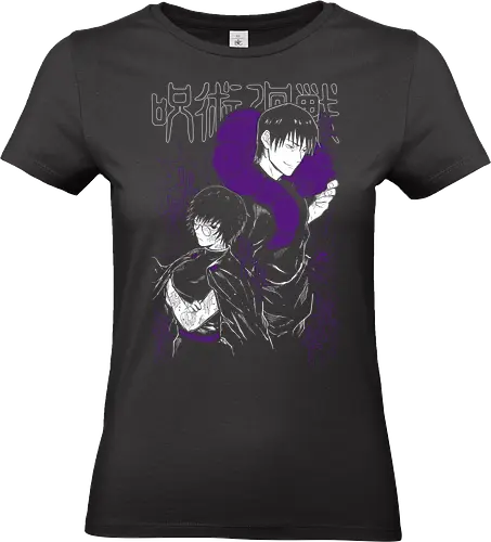  Maki Zenin and Toji Fushiguro Kaisen - Jujutsu - Zylixzen, Aggressive, Gamer, Kawaii, Anime, Manga, Tokyo, Angry, Japanese Art, Aesthetic, Manga Style, Otaku, Gift, Cool - Standard T-Shirt (Women)