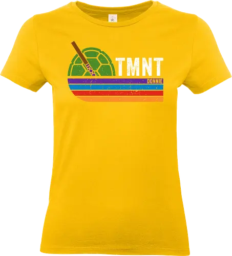 Donnie vintage - retro, vintage, donnie, tmnt, Turtle, series, movies, raphael, michelangelo - Standard T-Shirt (Women)