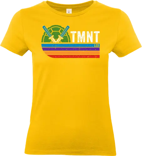 Leo vintage - michelangelo, tmnt, Turtle, series, movies, retro, vintage, donnie, raphael - Standard T-Shirt (Women)