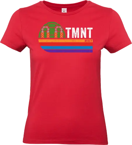 Mikey vintage - tmnt, Turtle, series, movies, retro, vintage, donnie, raphael, michelangelo - Standard T-Shirt (Women)