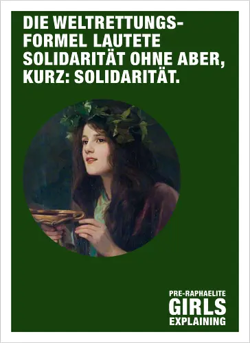 Solidarität ohne aber DARK EDITION - Artprint