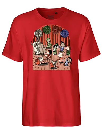 Elemental Animation Band - Music Group, Magical Creature, Fire, Earth, Air, Elements, Elemental, Element, Martial Arts, Dance, Music, Musical, Musician, Tv Show, Animation, Animated, Internet, Memes, Meme, Adventure, Fantasy, Magic, Magical, Water - Fairtrade T-Shirt
