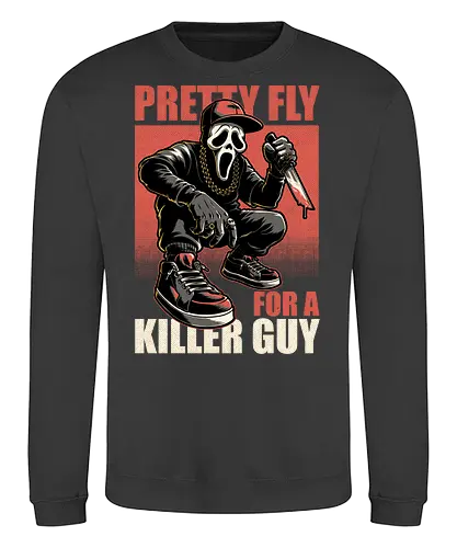 Music Horror Movie - Scary, Killer, Serial Killer, Assassin, Murder, Rapper, Rap, Gangsta Rap, Gangsters, Gangster, Street, Street Art, Streetwear, Spooky, Scared, Parody, Comedy, Movie, Movies, Classic, Horror, Horror Movies, Horror Movie, Music, Meme, Joke - Sweatshirt