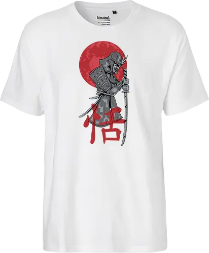 Japanese Ronin Samurai Warrior Red Sun