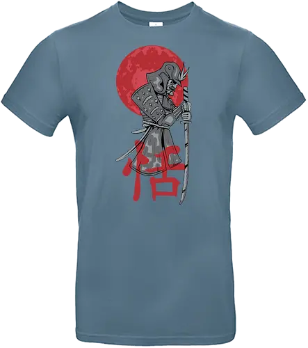 Japanese Ronin Samurai Warrior Red Sun - Japan, Katana, Bushido, Ronin, Japanese Art, Warrior, Ninja, Red Sun, Anime Style, Manga, Martial Arts, Tokyo, Asian Culture, History, Sword. - Standard T-Shirt