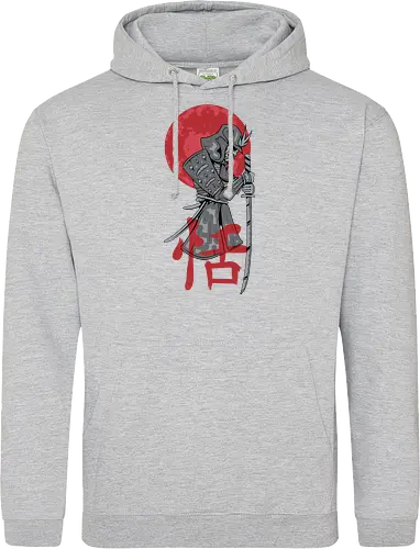 Japanese Ronin Samurai Warrior Red Sun