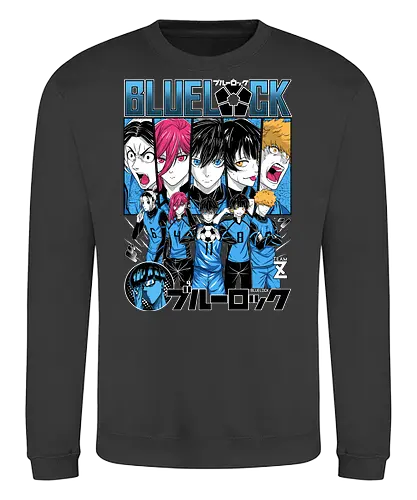 Blue Lock – Ego Striker - blue lock, soccer anime, football anime, striker training, egoist striker, anime sports, competitive anime, sports manga, japanese anime, anime art, goal scorer, intense rivalry, training arc, striker ego, anime aesthetic - Sweatshirt