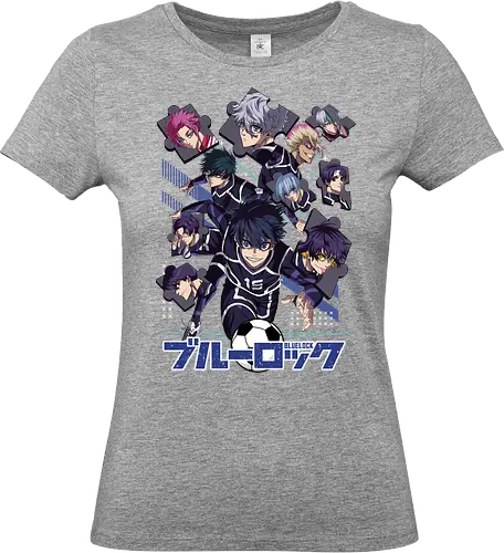 Blue Lock – Striker Evolution - anime aesthetic, blue lock, soccer anime, football anime, striker program, egoist player, anime sports, competitive anime, sports manga, japanese anime, anime art, goal scoring, striker battle, training arc, intense rivalry - Standard T-Shirt (Women)
