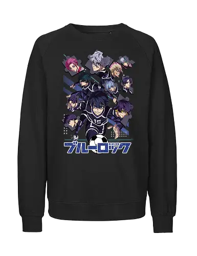 Blue Lock – Striker Evolution - anime aesthetic, blue lock, soccer anime, football anime, striker program, egoist player, anime sports, competitive anime, sports manga, japanese anime, anime art, goal scoring, striker battle, training arc, intense rivalry - Fairtrade Sweatshirt