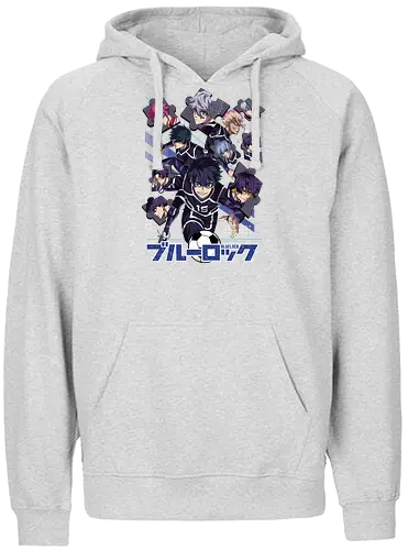Blue Lock – Striker Evolution - anime aesthetic, blue lock, soccer anime, football anime, striker program, egoist player, anime sports, competitive anime, sports manga, japanese anime, anime art, goal scoring, striker battle, training arc, intense rivalry - Fairtrade Hoodie