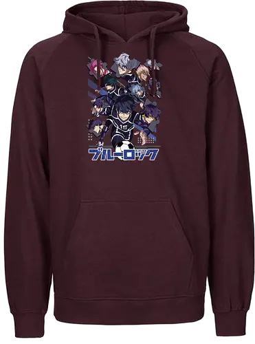 Blue Lock – Striker Evolution - anime aesthetic, blue lock, soccer anime, football anime, striker program, egoist player, anime sports, competitive anime, sports manga, japanese anime, anime art, goal scoring, striker battle, training arc, intense rivalry - Fairtrade Hoodie