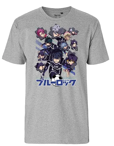 Blue Lock – Striker Evolution - anime aesthetic, blue lock, soccer anime, football anime, striker program, egoist player, anime sports, competitive anime, sports manga, japanese anime, anime art, goal scoring, striker battle, training arc, intense rivalry - Fairtrade T-Shirt