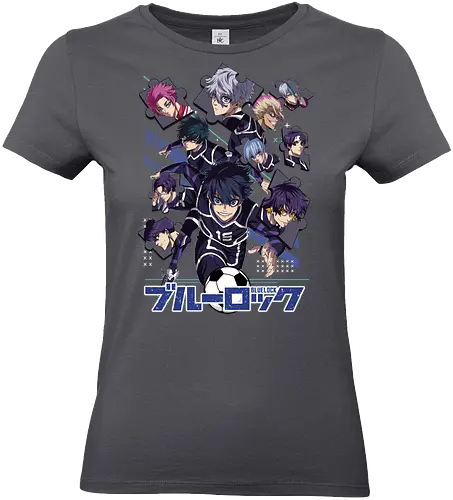 Blue Lock – Striker Evolution - anime aesthetic, blue lock, soccer anime, football anime, striker program, egoist player, anime sports, competitive anime, sports manga, japanese anime, anime art, goal scoring, striker battle, training arc, intense rivalry - Standard T-Shirt (Women)