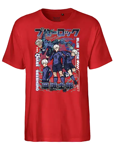Nagi – Genius Striker - blue lock, nagi seishiro, anime striker, soccer prodigy, football anime, lazy genius, first touch master, sports anime, manga series, japanese anime, anime art, goal scorer, striker talent, blue lock player, anime aesthetic - Fairtrade T-Shirt