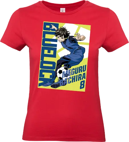 Bachira – Instinct Player - blue lock, meguru bachira, instinct striker, soccer anime, football anime, creative playstyle, dribbling skills, sports anime, manga series, japanese anime, anime art, striker instinct, egoist player, blue lock team, anime aesthetic - Standard T-Shirt (Women)
