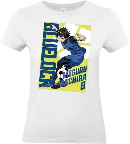Bachira – Instinct Player - blue lock, meguru bachira, instinct striker, soccer anime, football anime, creative playstyle, dribbling skills, sports anime, manga series, japanese anime, anime art, striker instinct, egoist player, blue lock team, anime aesthetic - Standard T-Shirt (Women)