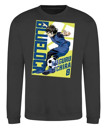 Bachira – Instinct Player - blue lock, meguru bachira, instinct striker, soccer anime, football anime, creative playstyle, dribbling skills, sports anime, manga series, japanese anime, anime art, striker instinct, egoist player, blue lock team, anime aesthetic - Sweatshirt