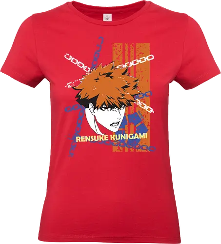 Kunigami – Wild Card Hero - blue lock, rensuke kunigami, wild card, hero striker, soccer anime, football anime, power shot, sports anime, manga series, japanese anime, anime art, striker strength, blue lock player, goal scorer, anime aesthetic - Standard T-Shirt (Women)