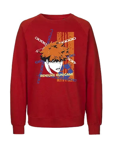 Kunigami – Wild Card Hero - blue lock, rensuke kunigami, wild card, hero striker, soccer anime, football anime, power shot, sports anime, manga series, japanese anime, anime art, striker strength, blue lock player, goal scorer, anime aesthetic - Fairtrade Sweatshirt
