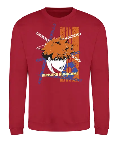 Kunigami – Wild Card Hero - blue lock, rensuke kunigami, wild card, hero striker, soccer anime, football anime, power shot, sports anime, manga series, japanese anime, anime art, striker strength, blue lock player, goal scorer, anime aesthetic - Sweatshirt