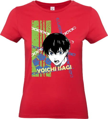 Isagi – Adaptation King - blue lock, isagi yoichi, adaptive striker, soccer anime, football anime, meta vision, competitive anime, sports manga, japanese anime, anime art, striker evolution, blue lock player, goal scoring, anime aesthetic - Standard T-Shirt (Women)