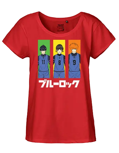Blue Lock – Ego System - blue lock, ego system, soccer anime, football anime, striker training, competitive program, sports anime, manga series, japanese anime, anime art, egoist striker, goal scoring, intense rivalry, blue lock project, anime aesthetic - Fairtrade Girl Shirt