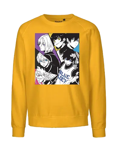 Blue Lock – Ego vs Teamwork - blue lock, soccer anime, football anime, ego vs teamwork, striker philosophy, sports anime, competitive manga, japanese anime, anime art, team match, striker ego, blue lock project, goal scoring, anime aesthetic - Fairtrade Sweatshirt