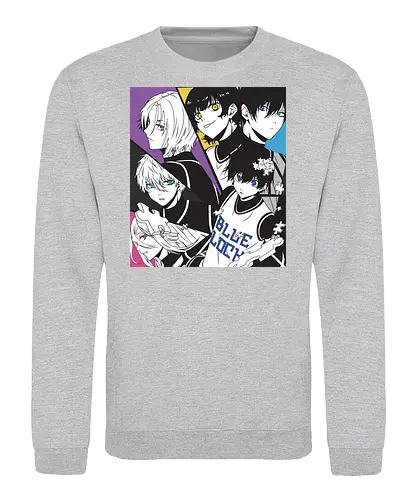 Blue Lock – Ego vs Teamwork - blue lock, soccer anime, football anime, ego vs teamwork, striker philosophy, sports anime, competitive manga, japanese anime, anime art, team match, striker ego, blue lock project, goal scoring, anime aesthetic - Sweatshirt