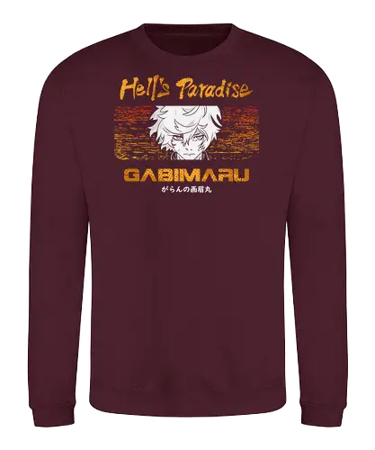 Blood and Survival - gabimaru the hollow, ninja assassin, dark fantasy anime, survival island, supernatural powers, action anime, seinen manga, japanese anime, anime art, deadly mission, execution squad, brutal battles, anime aesthetic - Sweatshirt