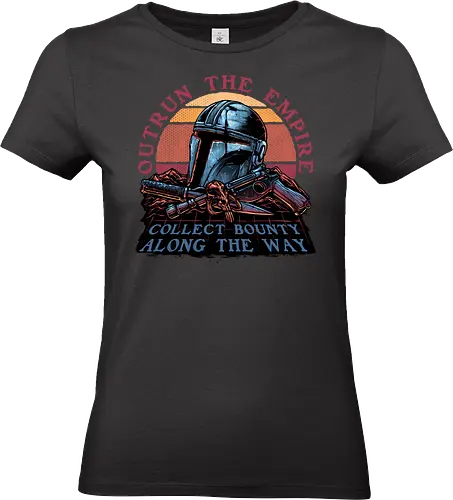 Outrun the Empire - Movie, film, galaxy, galactic, space, droids, heroes, character, fictional - Standard T-Shirt (Women)