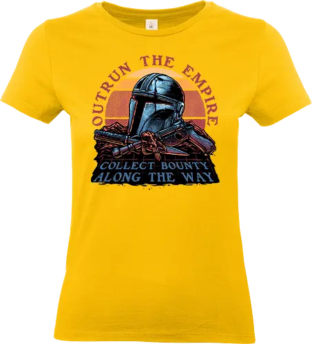 Outrun the Empire - Movie, film, galaxy, galactic, space, droids, heroes, character, fictional - Standard T-Shirt (Women)