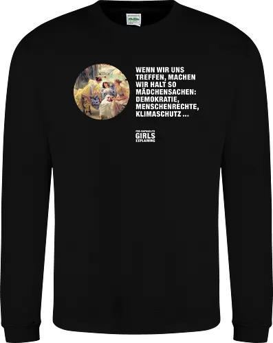 Mädchensachen: Demokratie DARK EDITION - Sweatshirt