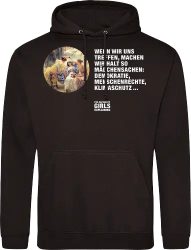Mädchensachen: Demokratie DARK EDITION - Standard Hoodie
