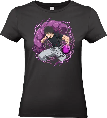 the battle-worn Shadow Monarch - anime t-shirt, shadow monarch battle scars, void sphere power shirt, dark fantasy anime merchandise, intense action manga tee, purple energy aura graphic, detailed character illustration, shonen anime apparel, battle-worn hero shirt, collectible anime print, anime gifts for men - Standard T-Shirt (Women)