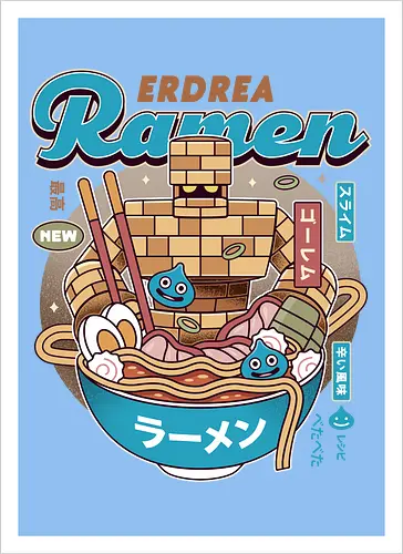 Erdrea Monsters Ramen Vintage