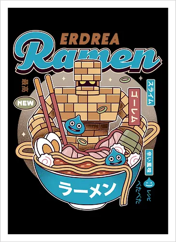 Erdrea Monsters Ramen Vintage