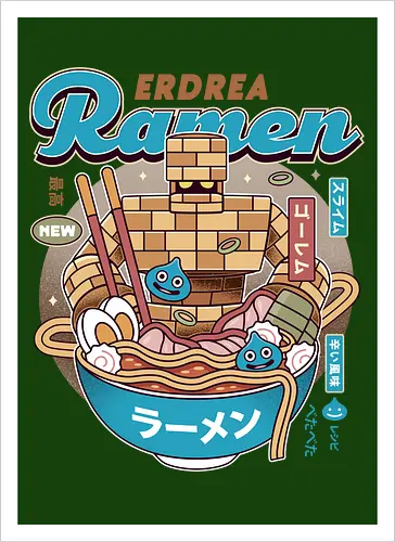 Erdrea Monsters Ramen Vintage