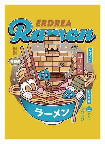 Erdrea Monsters Ramen Vintage