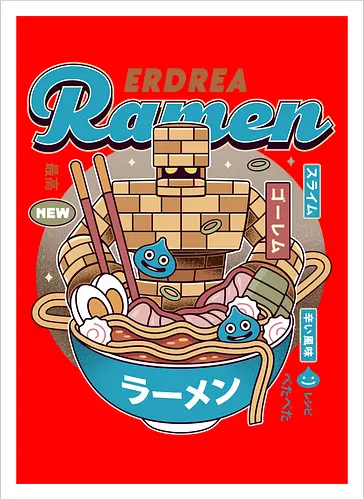 Erdrea Monsters Ramen Vintage