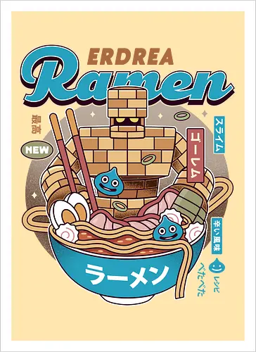 Erdrea Monsters Ramen Vintage