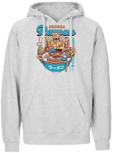 Erdrea Monsters Ramen Vintage - erdrea, rpg, jrpg, echoes of an elusive age, ramen, Quest, dragon quest xi, slime, king slime, monsters, golem, gaming, gamer, video game, video games - Fairtrade Hoodie