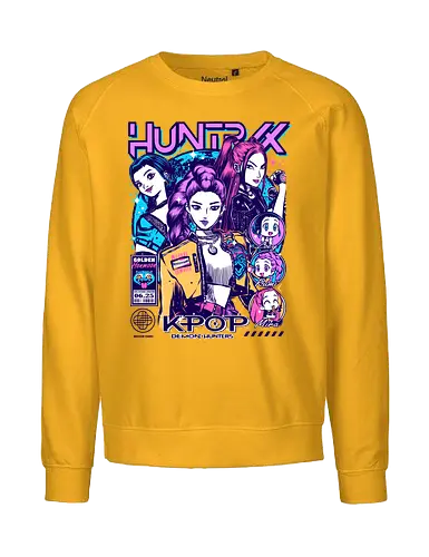 Huntrix – Ultimate Hunt - huntrix, ultimate hunters, hunt mission, anime battle squad, monster slayers, dark action anime, fantasy hunters, combat team, anime warriors, manga series, japanese anime, anime art, hunter crew, final hunt, anime aesthetic - Fairtrade Sweatshirt
