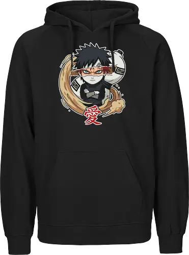 Chibi Gaara Sand Defense - Distorted Gaze Anime Tee Design